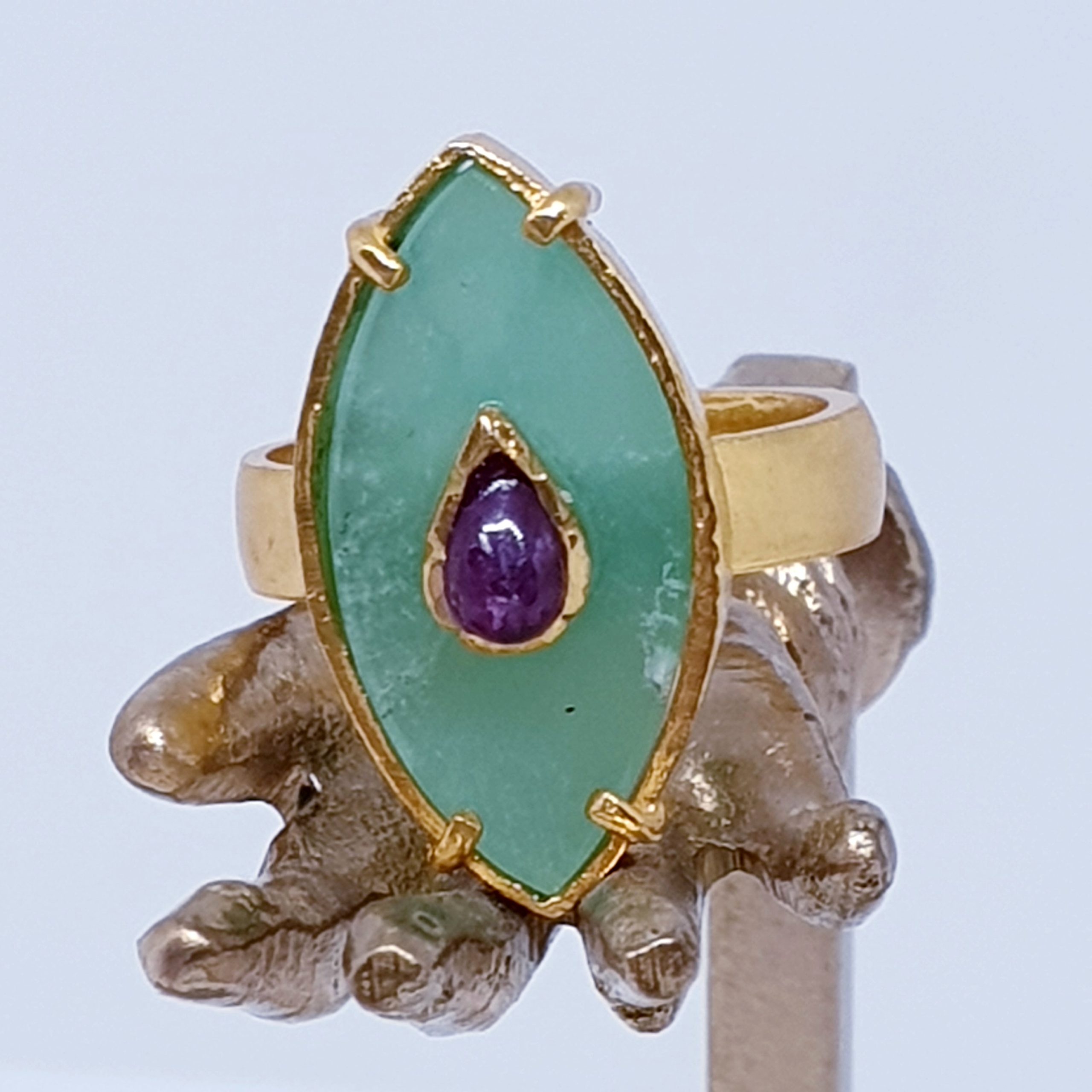 bague AINARA chrysoprase