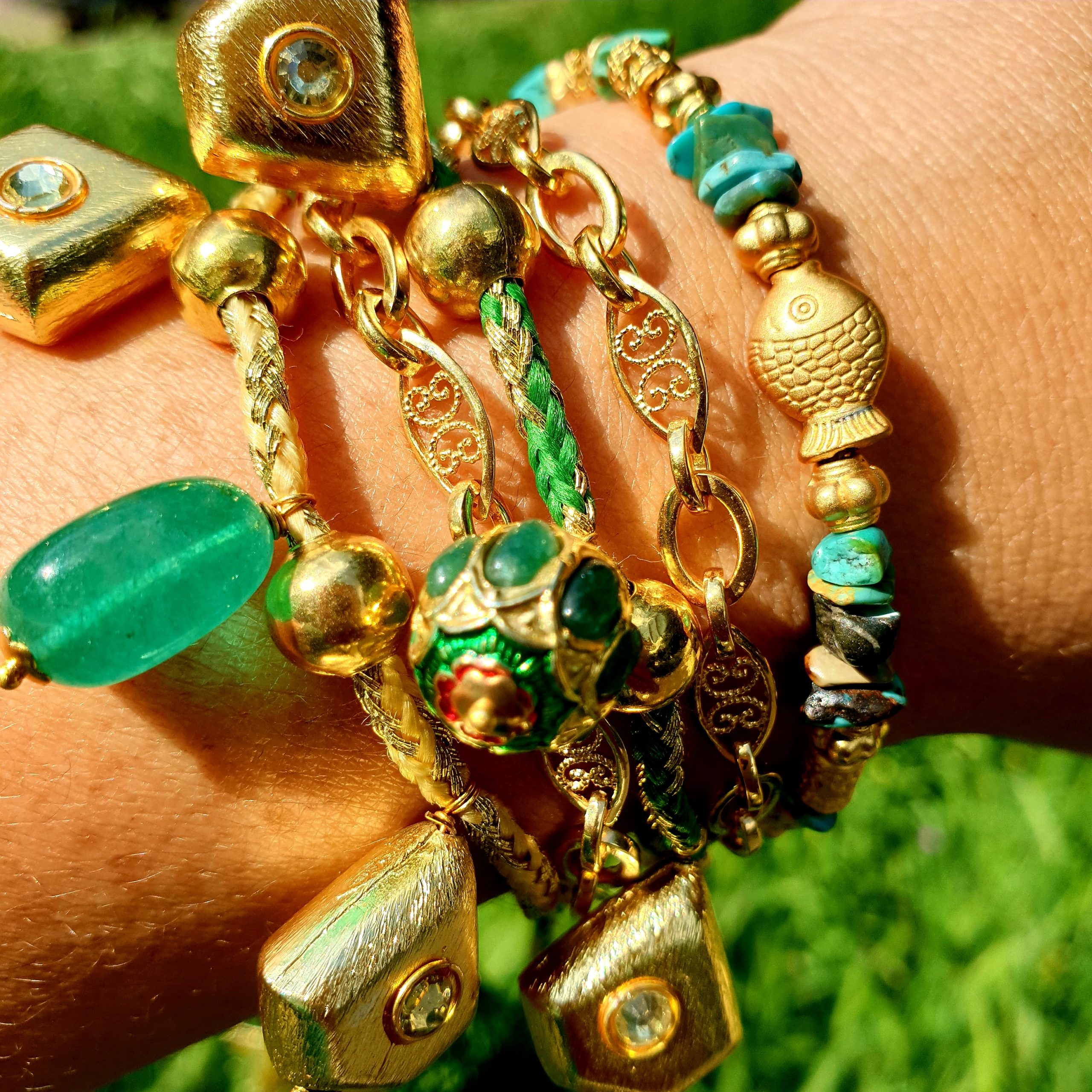 chira bracelet green