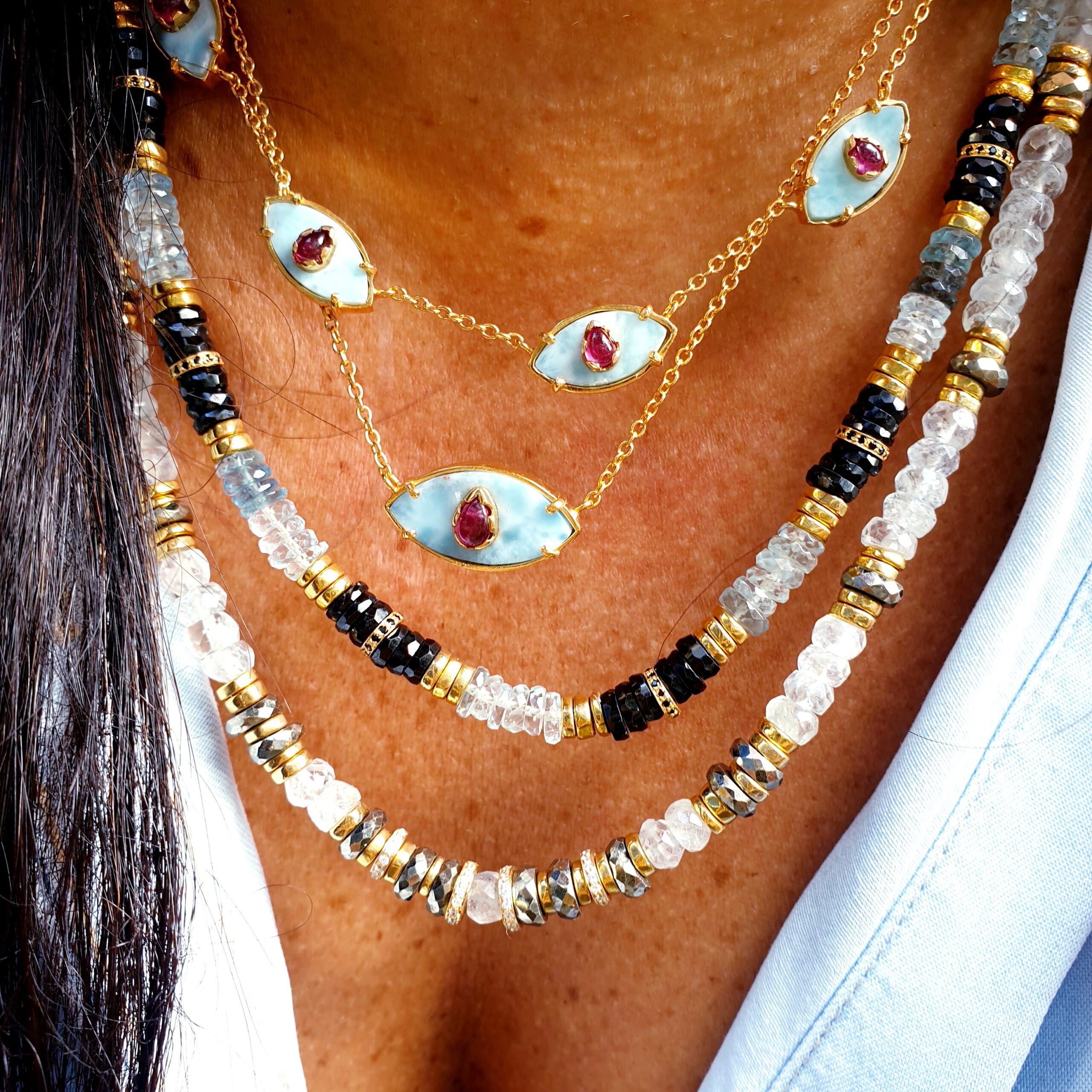 AINARA simple larimar porteeee