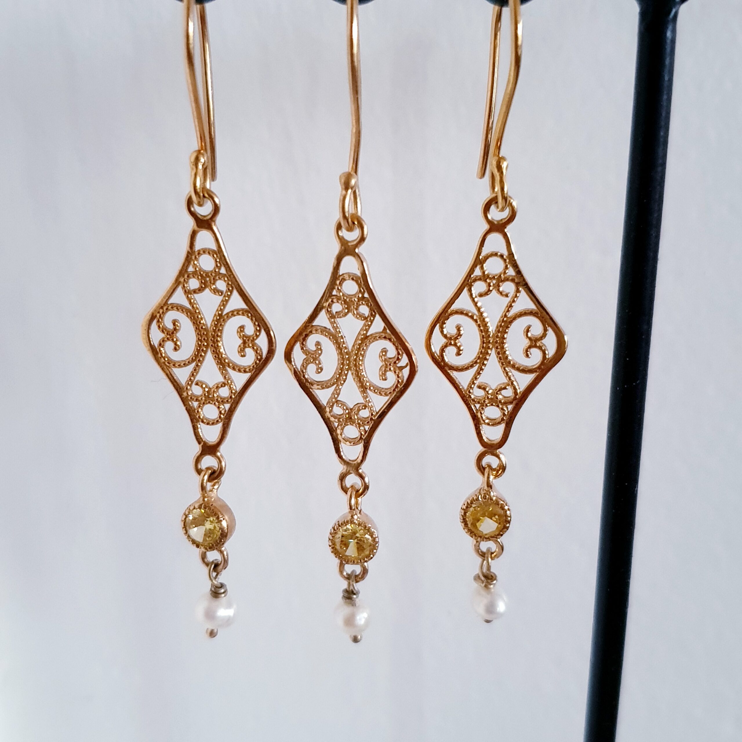 earring comtess jaune (1)
