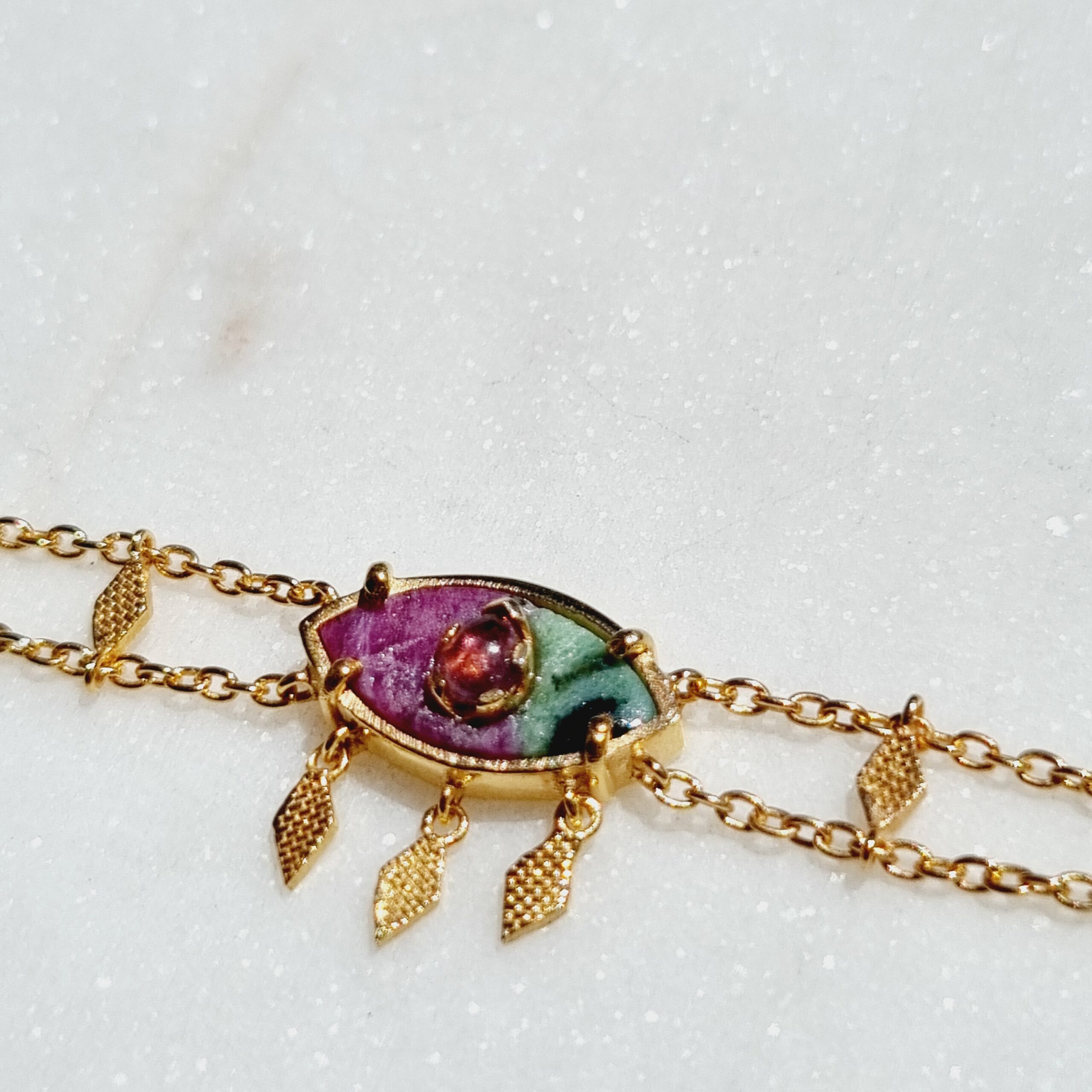 bracelet Ainara Rubyzoisite