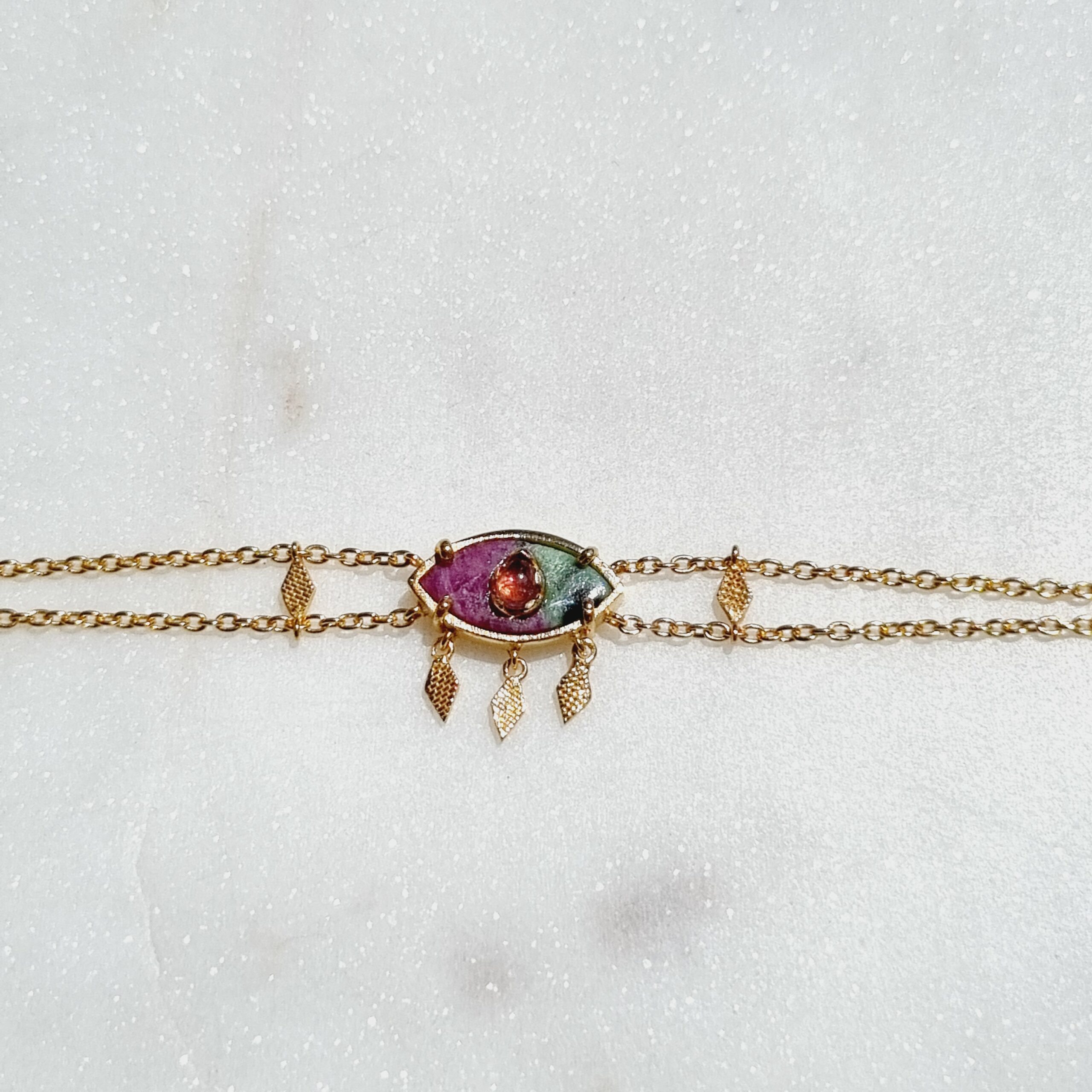 braceletAinara Rubyzoisite