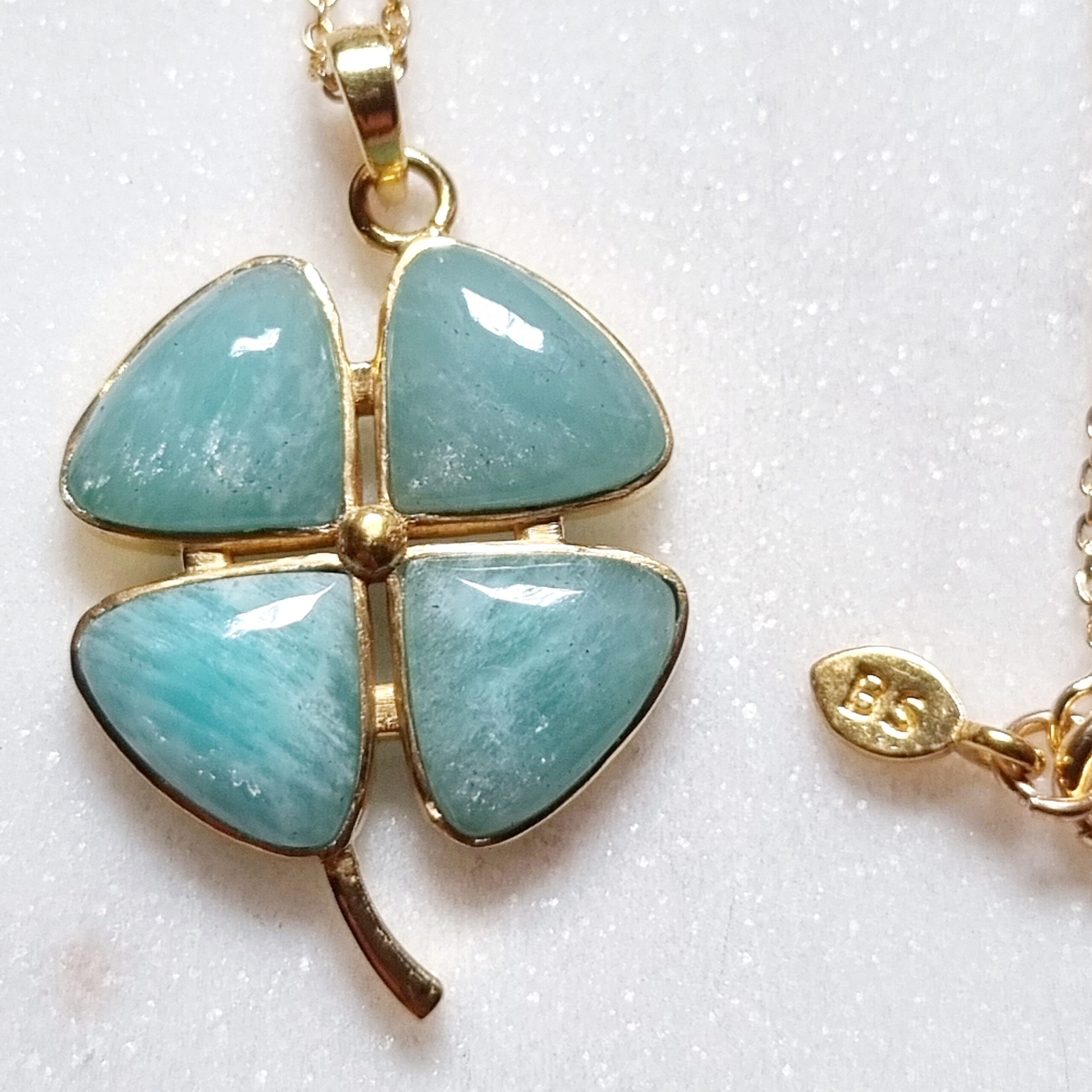 lucky trèfle amazonite